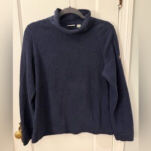 L.L. Bean Deep Blue Women's Cowl Neck Sweater